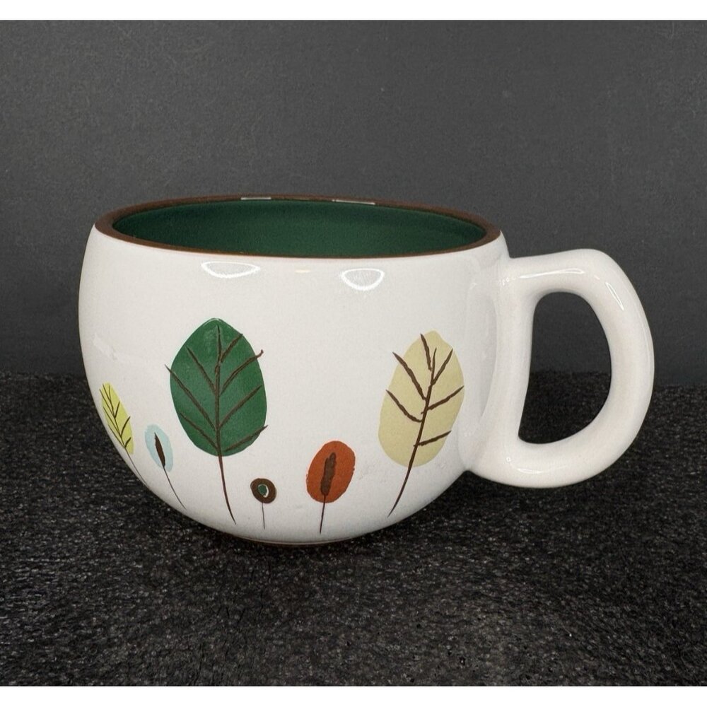 Starbucks Autumn Falling Leaves Collection 2007 9 oz Coffee Tea Hand Painted